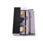 Estuche Tancy TC-029 para 3 Relojes Cuero Negro