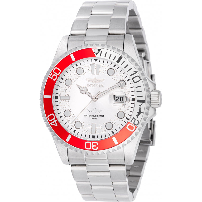 Reloj Invicta Pro Diver de caballero banda de metal 43 mm - Plateado - 44712