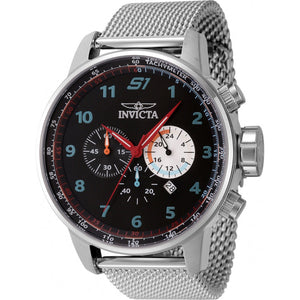 44947 Reloj Invicta S1 Rally de hombre pulsera de malla acero negro