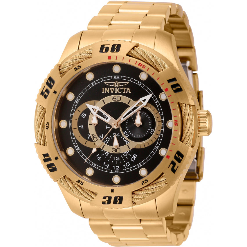 Reloj Invicta Speedway de caballero correa de metal 50 mm - Dorado - 45754