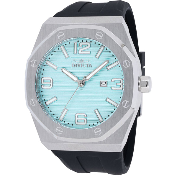 Reloj Invicta Huracan de hombre pulsera de caucho 48 mm - Celeste - 45773