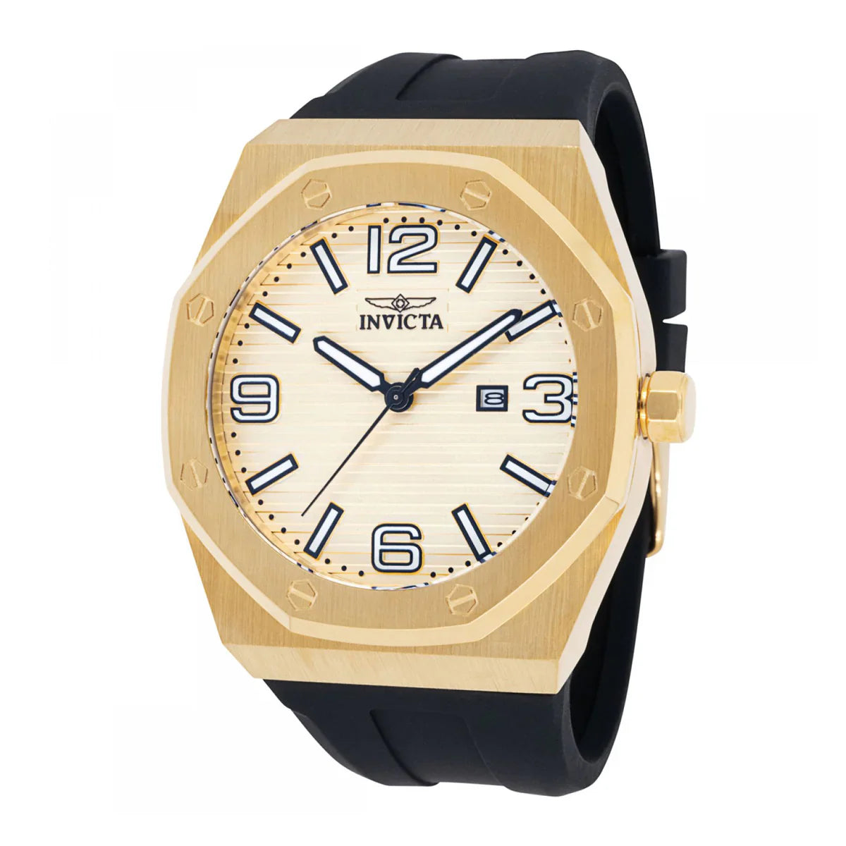 Reloj Invicta Huracan de hombre pulsera de caucho 48 mm - Dorado - 45775