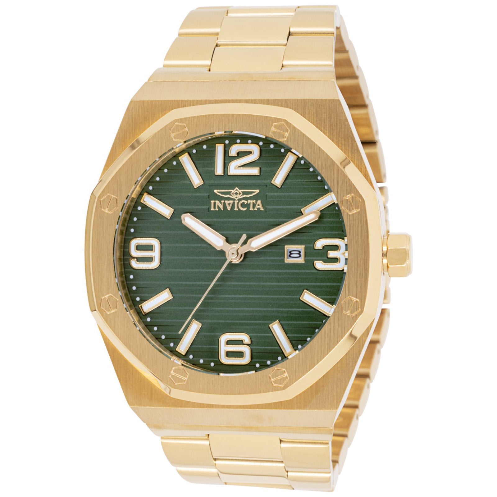 Reloj Invicta Huracan de caballero pulsera de metal 48 mm - Verde - 45784
