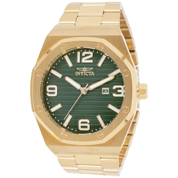 Reloj Invicta Huracan de caballero pulsera de metal 48 mm - Verde - 45784