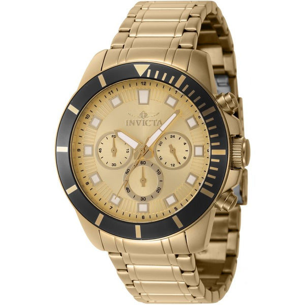 Reloj Invicta Pro Diver para caballero pulsera de metal 45 mm - Dorado - 46045