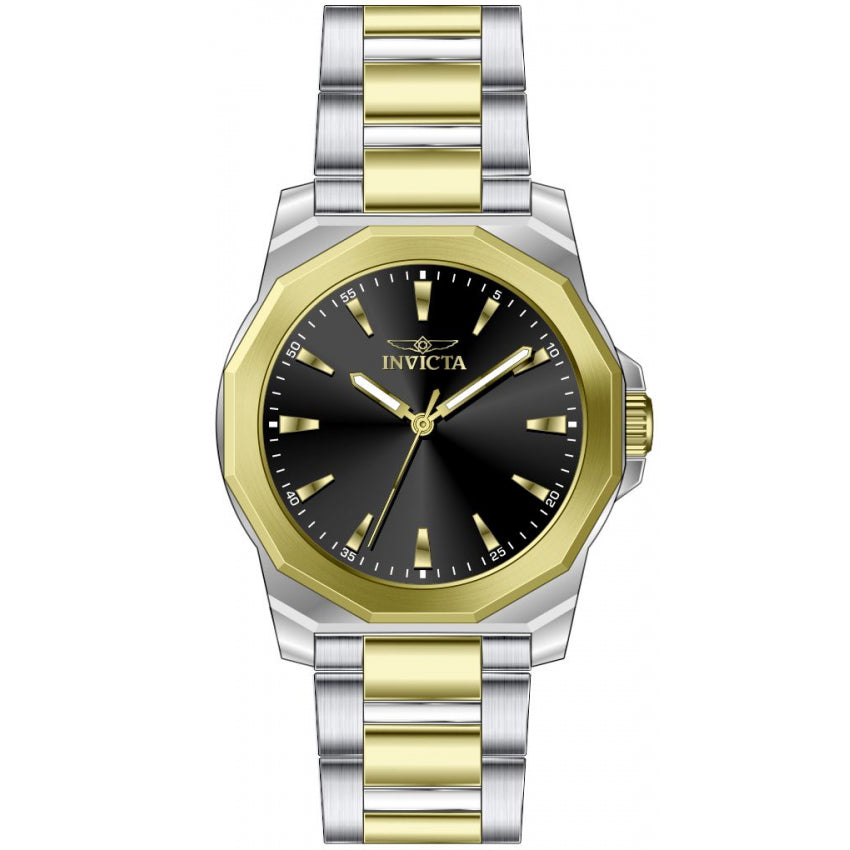 Reloj Invicta Speedway Hombre Acero Bicolor Verde - Detalle de esfera