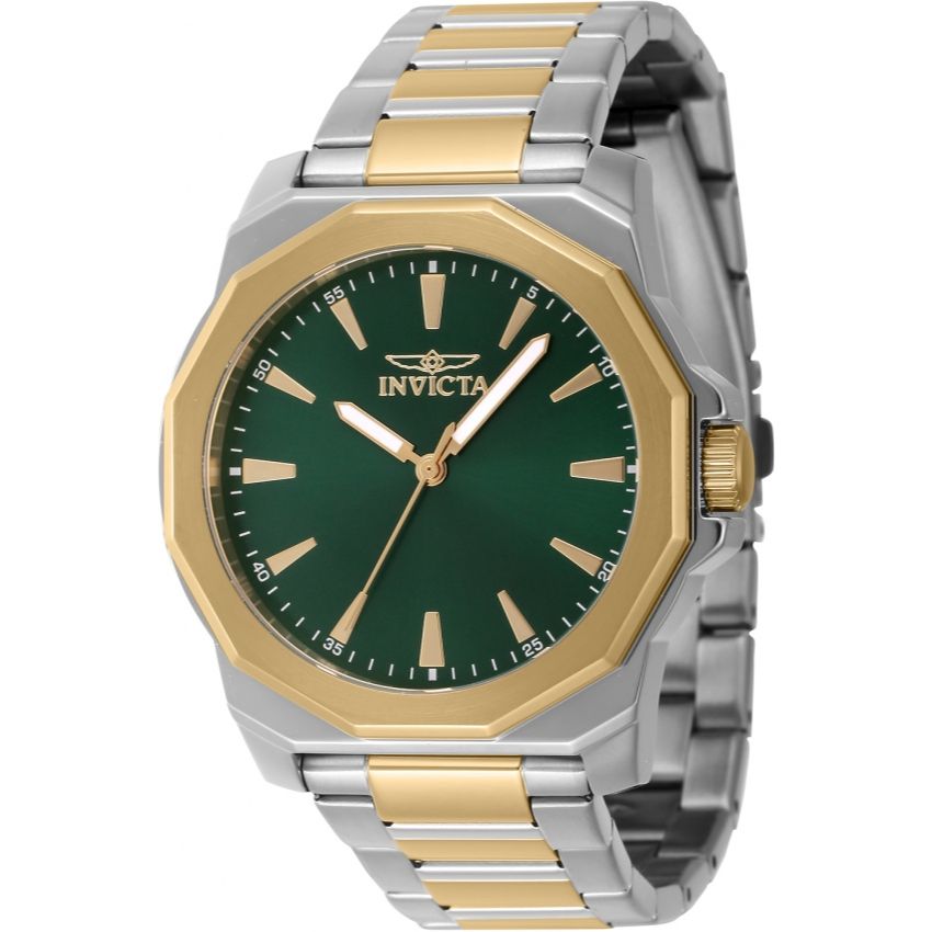 Reloj Invicta Speedway Hombre Acero Bicolor Verde - Reloj original en Guatemala