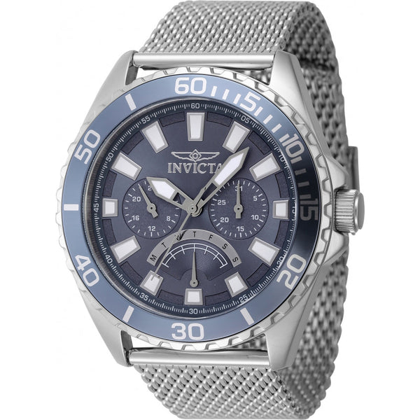 Reloj Invicta Hombre Pulsera Malla Dorada - Vista lateral