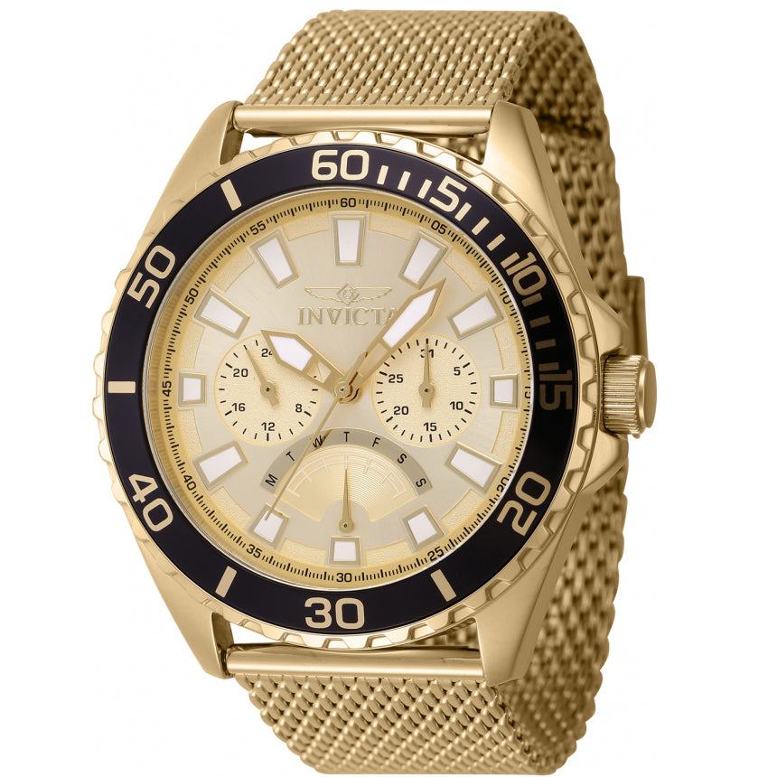 Reloj Invicta Hombre Pulsera Malla Dorada - Reloj original en Guatemala