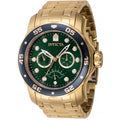 Reloj Invicta Pro Diver Hombre Dorado Esfera Verde - Reloj original en Guatemala