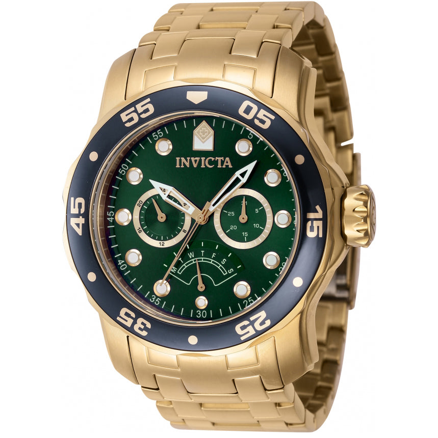 Reloj Invicta Pro Diver Hombre Dorado Esfera Verde - Reloj original en Guatemala