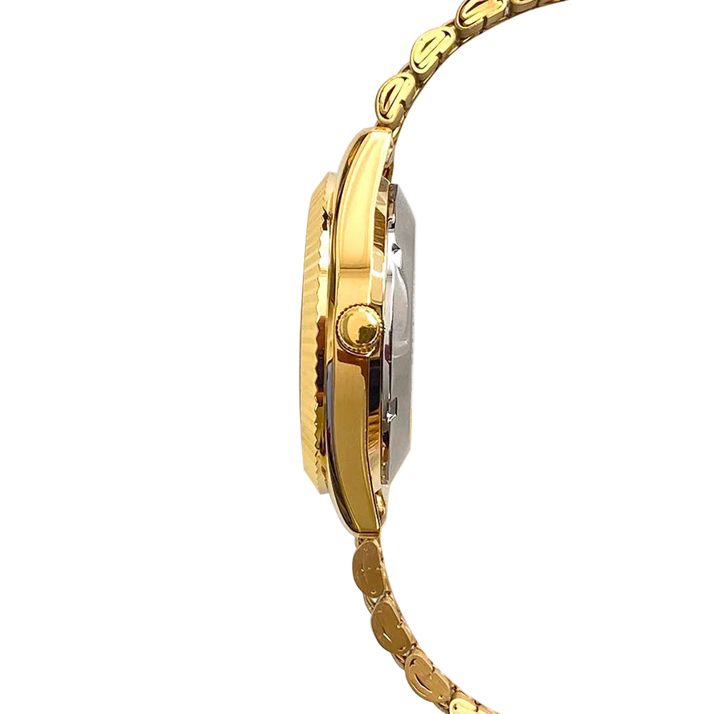 C1KX Reloj Orient Automático de hombre correa de metal - Vista trasera