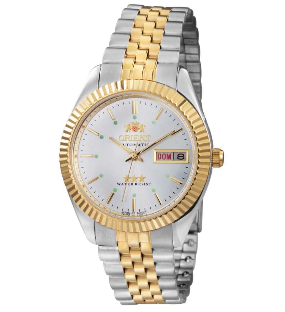 S1SK Reloj Orient Automático de hombre correa de metal - Vista lateral