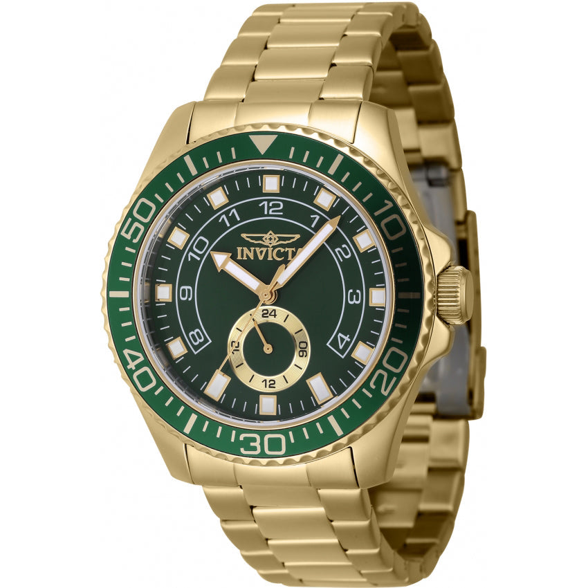 Reloj Invicta Pro Diver para caballero banda de metal 44 mm - Verde - 47132