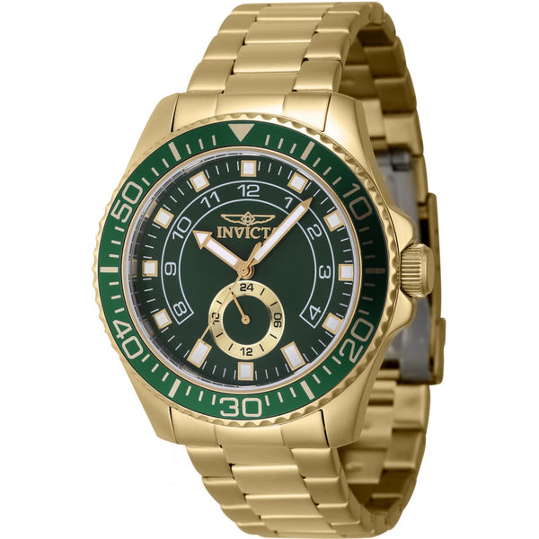Reloj Invicta Pro Diver para caballero banda de metal 44 mm - Verde - 47132