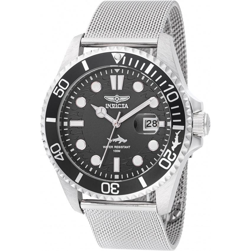 Reloj Invicta Pro Diver de hombre pulsera mesh 43 mm - Plateado - 47172