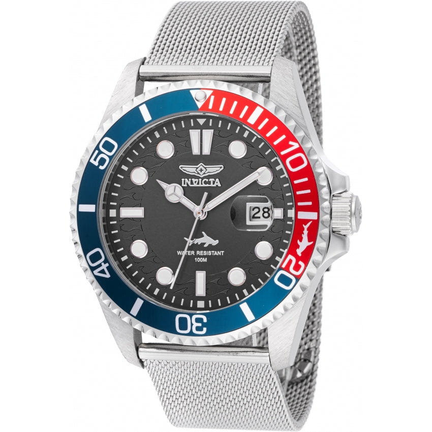 Reloj Invicta Pro Diver de hombre pulsera mesh 43 mm - Plateado - 47176