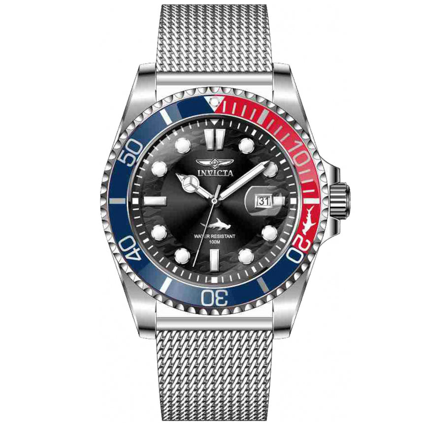 Reloj Invicta Pro Diver de hombre pulsera mesh 43 mm - Plateado - 47176