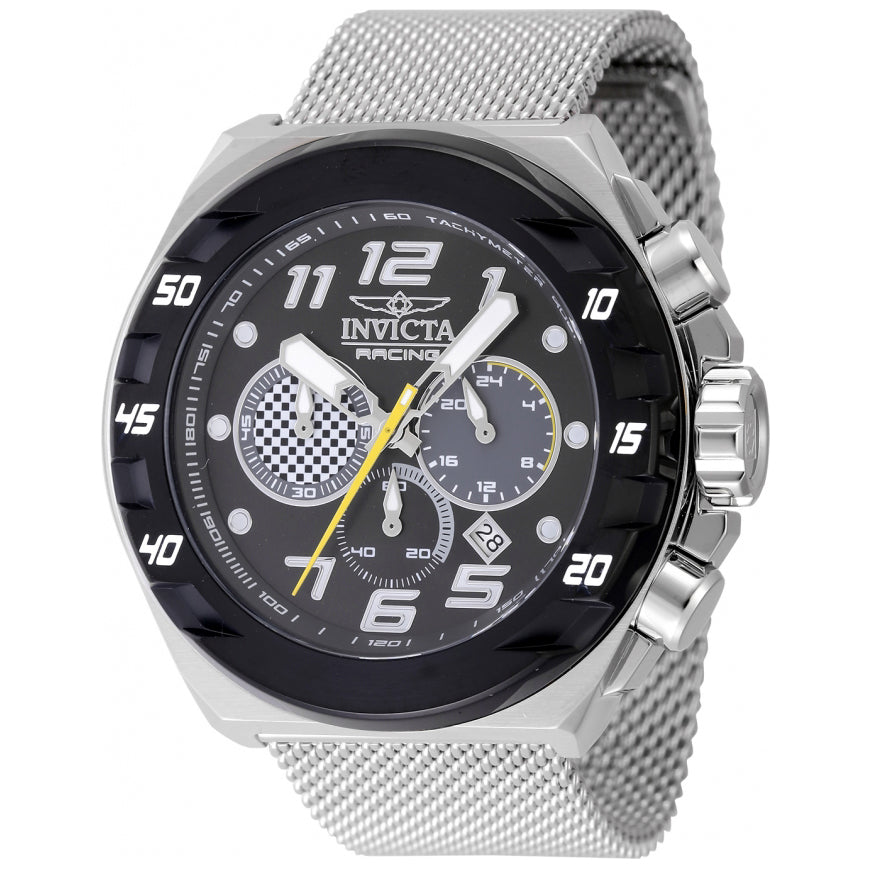 Reloj Invicta Racing para hombre pulsera mesh 48 mm - Negro - 47203