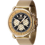 Reloj Invicta Speedway Zager de hombre correa mesh 44 mm - Dorado - 47361