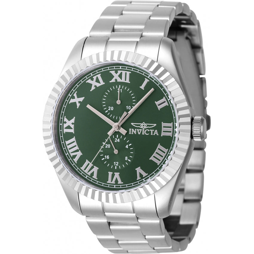 Reloj Invicta Specialty para hombre pulsera de metal 43 mm - Verde -47422
