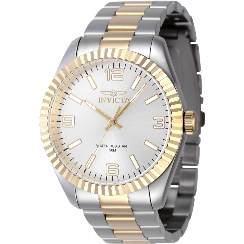Reloj Invicta Specialty para caballero correa de metal 43 mm - Plateado dorado - 47454