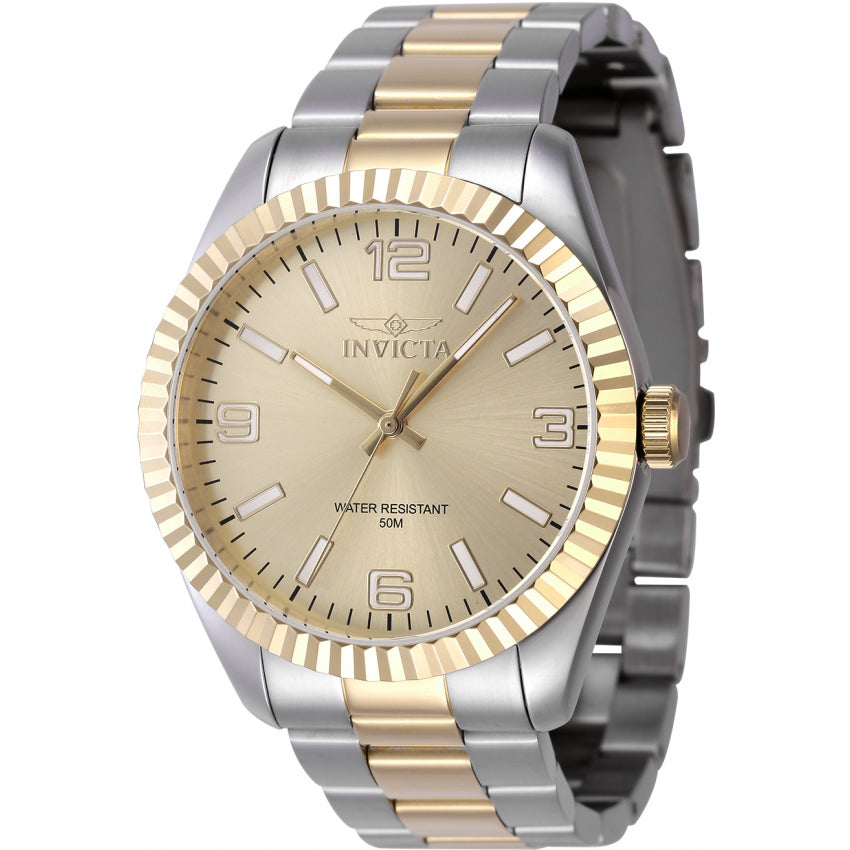 Reloj Invicta Specialty para caballero correa de metal 43 mm - Dorado - 47457