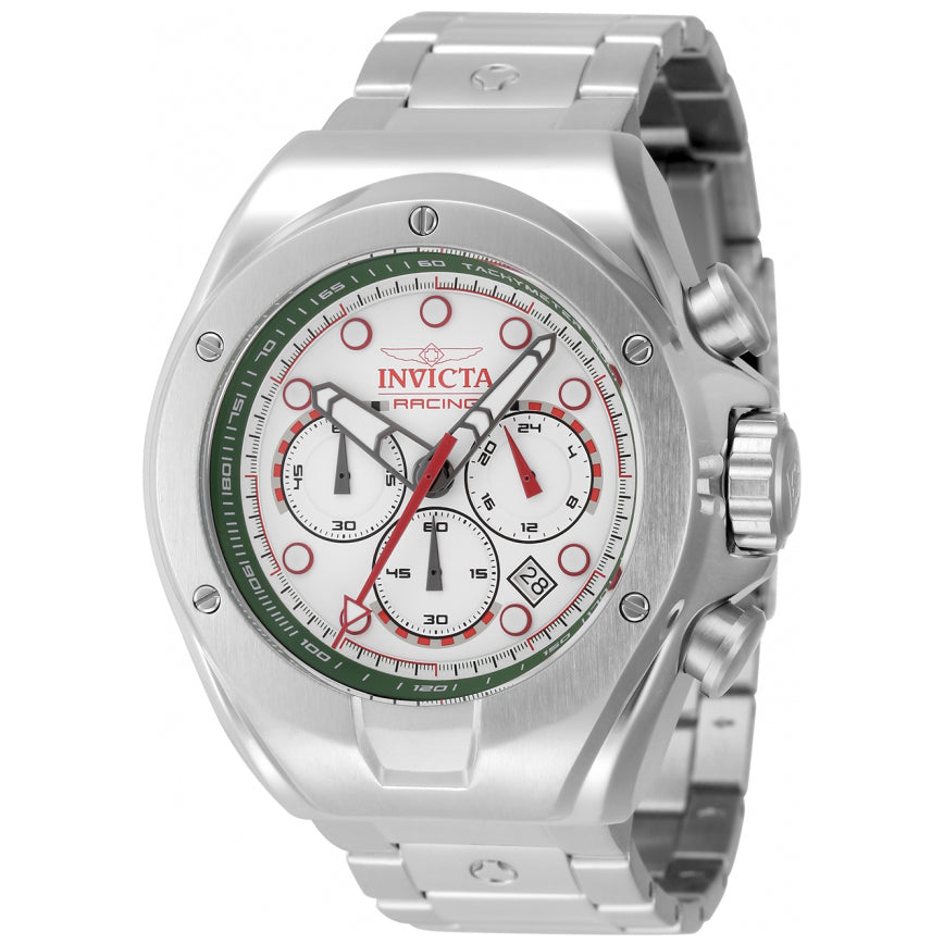 Reloj Invicta Racing de hombre banda de metal 48 mm - Plateado - 47746