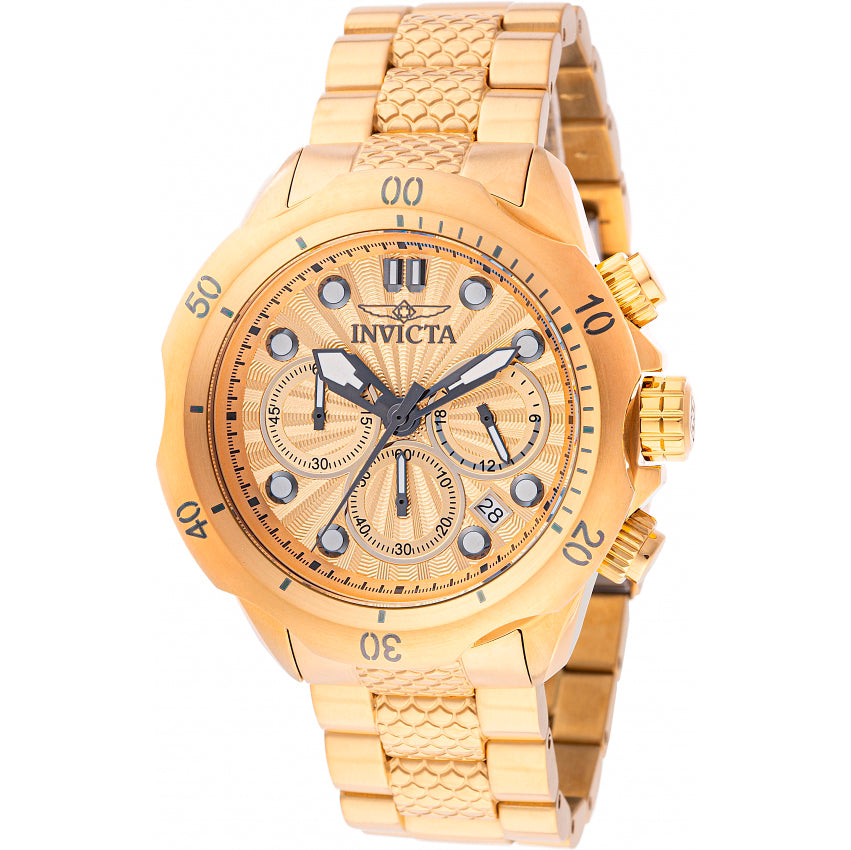 Reloj Invicta Venom de hombre pulsera de metal 45 mm - Dorado - 47753