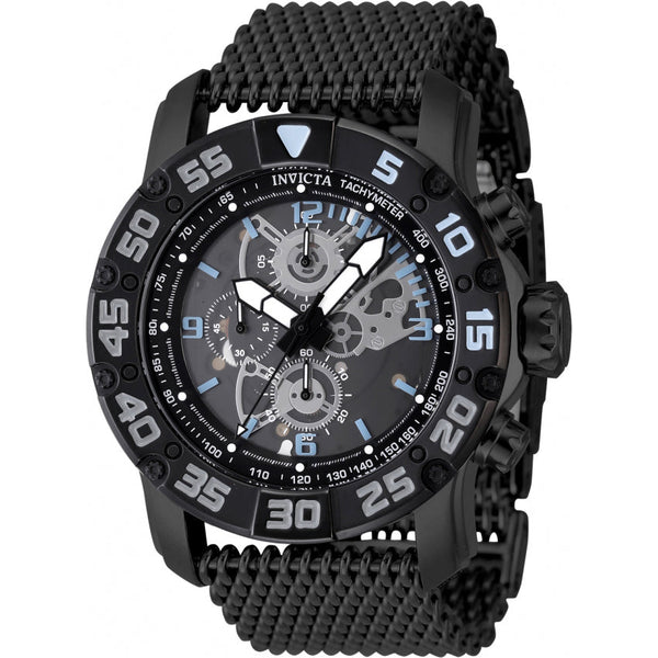 Reloj Invicta Racing para caballero pulsera mesh 48 mm - Negro - 48057