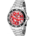 Reloj Invicta Pro Diver Camo Series de hombre pulsera de metal 40 mm - Rojo - 48568
