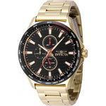 48871 Reloj Invicta Racing Hombre Dorado Esfera Negra