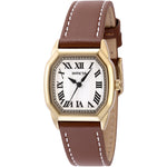48962 Reloj Invicta Wildflower Mujer Correa Cuero Café