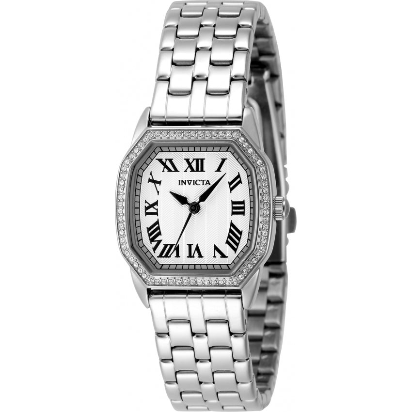Reloj Invicta Wildflower de dama banda de metal 27 mm - Plateado - 48998