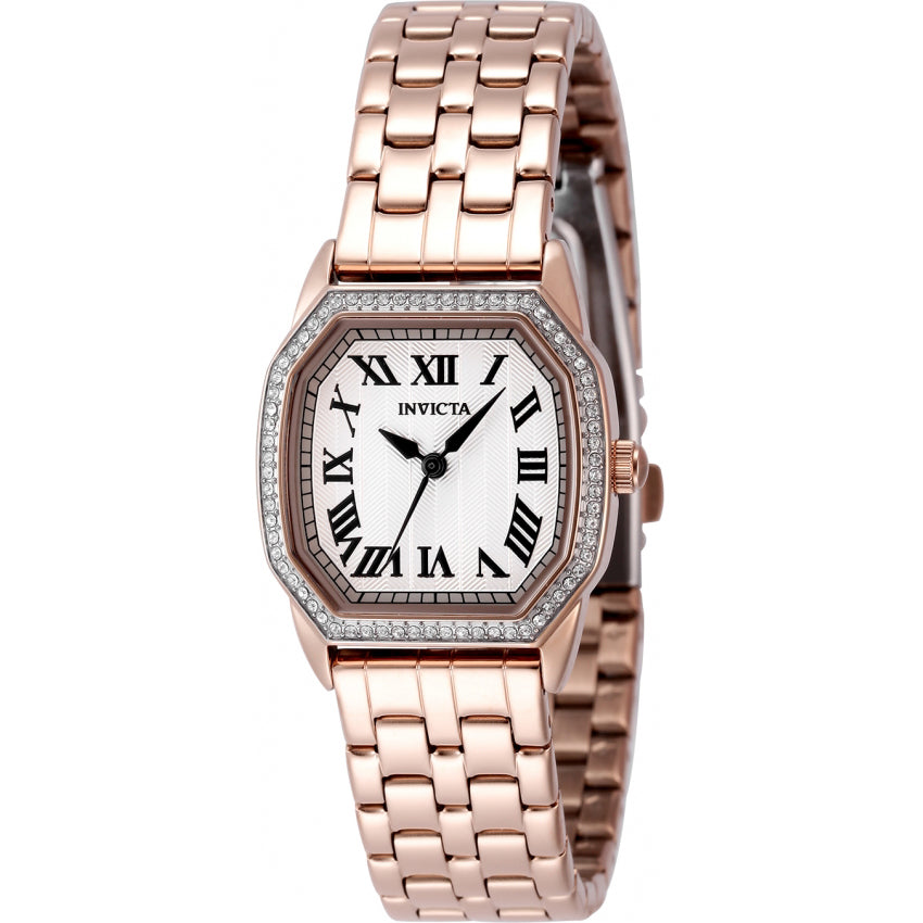 Reloj Invicta Wildflower de dama banda de metal 27 mm - Oro Rosa - 49039