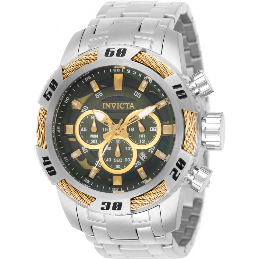 Reloj Invicta Speedway de hombre banda de metal 50 mm - Verde militar - 49124