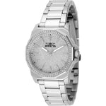 Reloj Invicta Speedway de dama banda de acero inoxidable 34 mm - Plateado - 49128