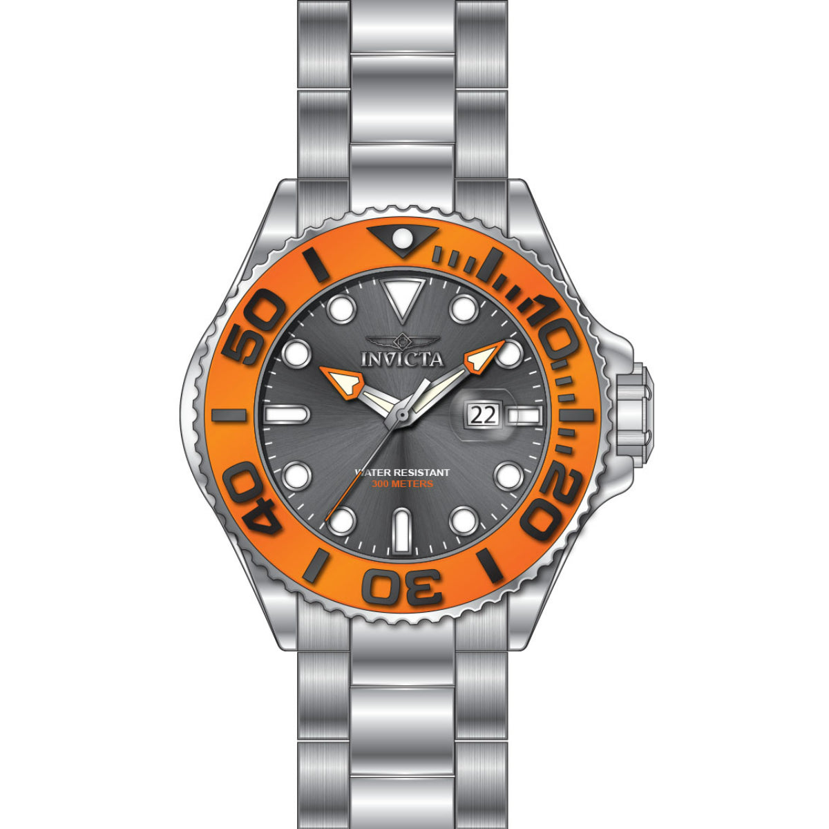 Reloj Invicta Grand Diver de hombre pulsera de metal - Gris - 49151