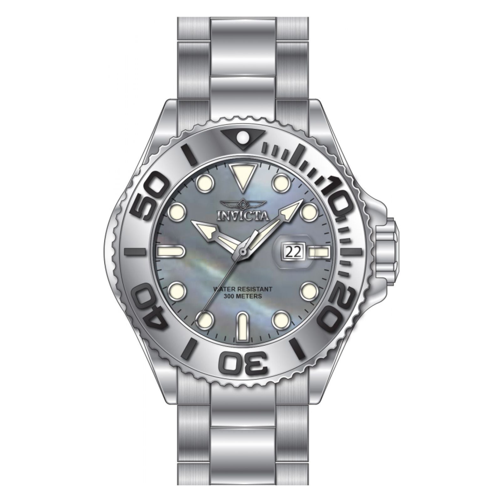 Reloj Invicta Grand Diver de hombre pulsera de metal - Plateado - 49155