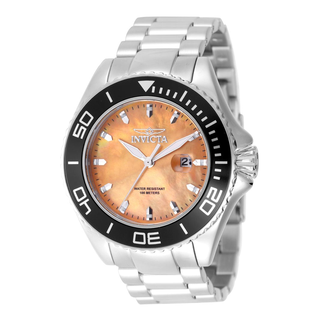 Reloj Invicta Pro Diver Hombre Acero Nácar Naranja - Reloj original en Guatemala