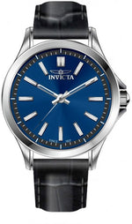 50479 Reloj Invicta Hombre Correa Cuero Negro Azul