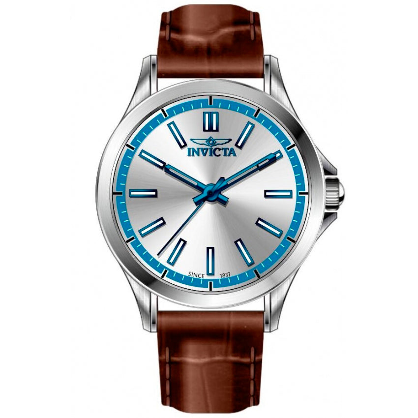Reloj Invicta Celestial de hombre correa de piel 43 mm - Plateado - 50480