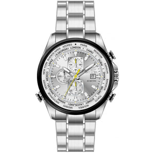 Reloj Invicta Aviator de hombre banda de metal 50 mm - Plateado - 50499