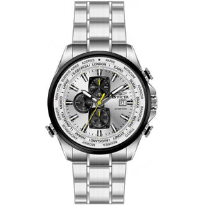 Reloj Invicta Aviator de hombre banda de metal 50 mm - Plateado - 50501