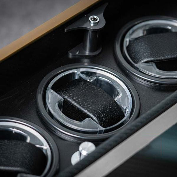 KS-13 Caja giratoria para 4 relojes amplio espacio