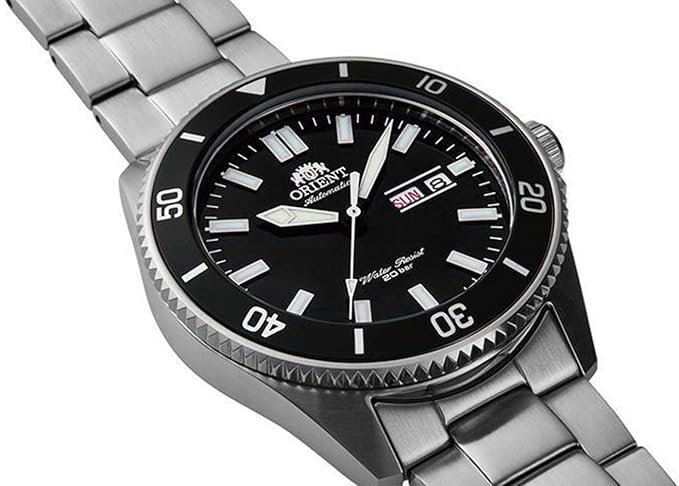 RA-AA0008B Reloj Orient Kamasu Hombre Correa Acero Esfera - Vista trasera