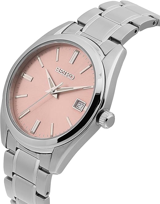 SUR523P1 Reloj Seiko Essentials Hombre Correa Acero Esfera Rosa Cobre