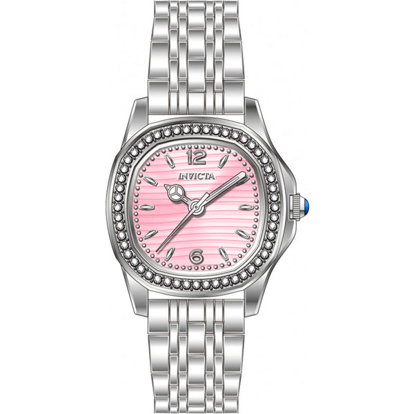 Reloj Invicta Wildflower de dama banda de metal 31 mm - Rosado - 69388