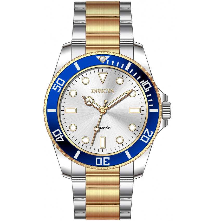 Reloj Invicta Pro Diver de hombre pulsera de metal 42 mm - Plateado - 69398