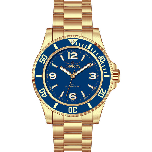 Reloj Invicta Specialty Hombre Acero Dorado Azul - Reloj original en Guatemala